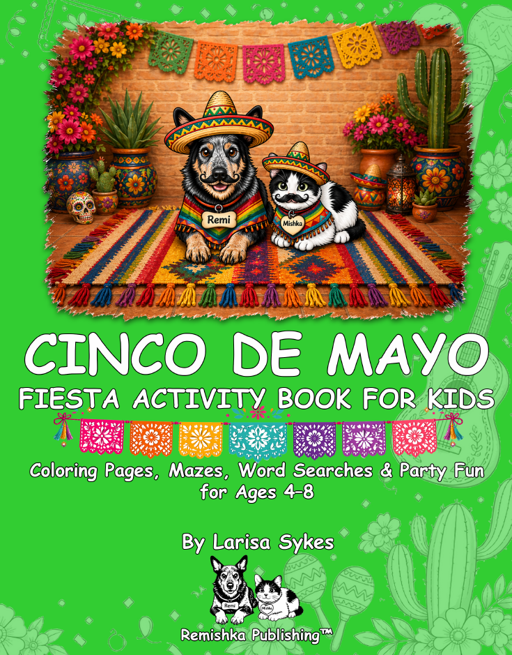 Cinco de Mayo Fiesta Activity Book for Kids by Larisa Sykes
